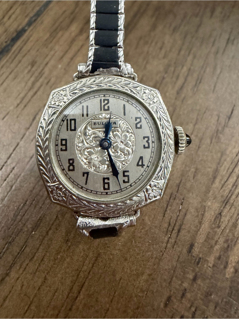 Vintage antique art deco Boluva filigree Ladies Watch with Bracelet
